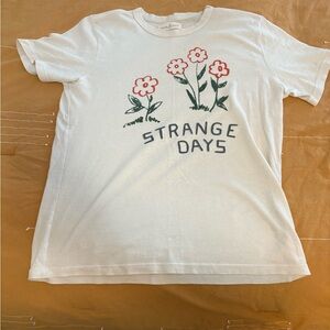 Imogene + Willie “Strange Days” floral graphic tee, size small